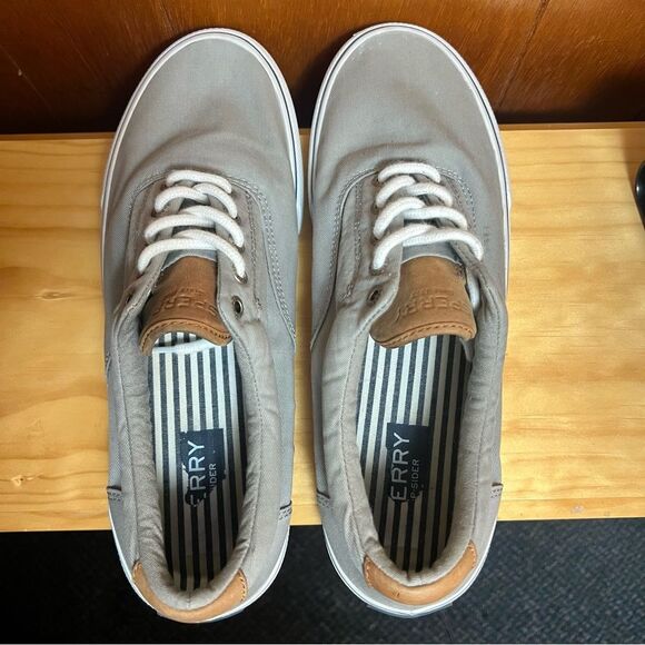 Sperry’s Striper II CVO Sneaker Gray-Men’s Size 11 - Picture 4 of 13